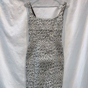 BNWT Black and Cream DVF Tank dress